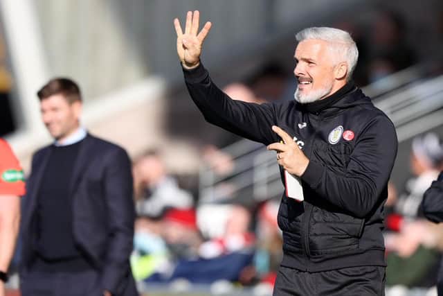 St Mirren manager Jim Goodwin.