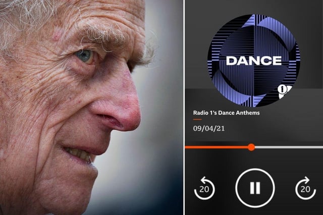 A video clip has emerged showing the moment a BBC Radio 1 station was awkwardly interrupted by the national anthem as news broke of the death of Prince Philip, the Duke of Edinburgh.