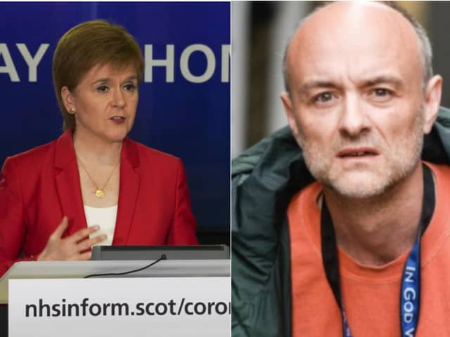 Nicola Sturgeon speaks out about Dominic Cummings