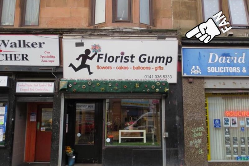 Run Florist, Run... As in 'run' a popular business that specialises in beautiful flowers which can be found in Glasgow.