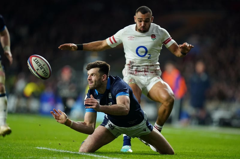 All played a key role in wresting back control from England who led with five minutes to go. Jack Dempsey and the new front row were particularly influential but Blair Kinghorn, pictured above, also stood up well.