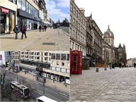 Edinburgh streets remain empty as COVID-19 precautions in place