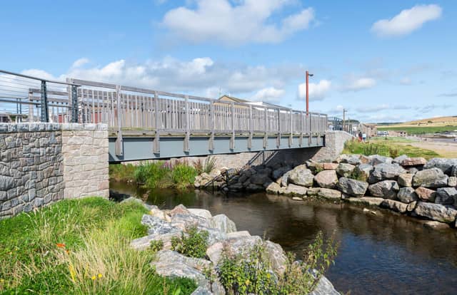 Works on the scheme – which is designed to protect homes and businesses which have previously been badly affected by flooding events around the River Carron – began in the Spring of 2019.