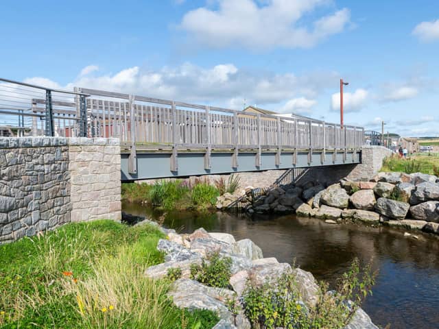 Works on the scheme – which is designed to protect homes and businesses which have previously been badly affected by flooding events around the River Carron – began in the Spring of 2019.