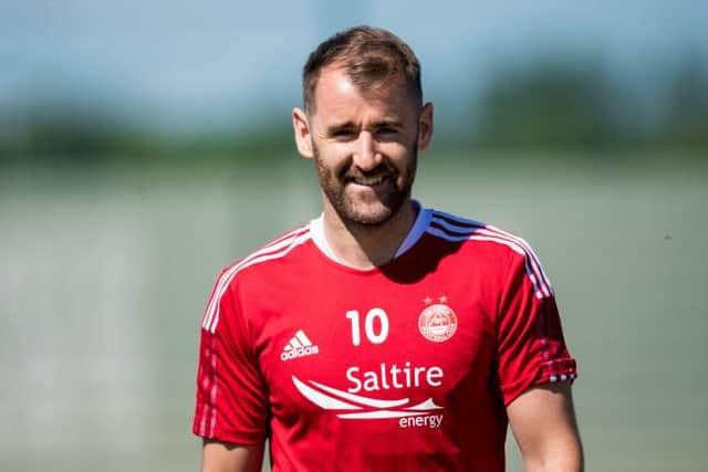 Niall McGinn has left Aberdeen, a decade after joining the Dons.  (Photo by Ross Parker / SNS Group)