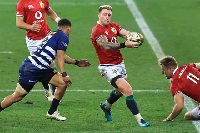 Stuart Hogg captaining the British and Irish Lions against DHL Stormers last weekend. Picture: David Rogers/Getty Images