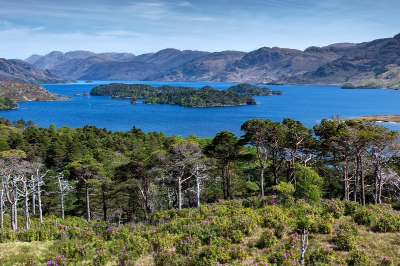 Loch Morar is the fifth largest loch by surface area in the country. It is situated in Lochaber in the Highlands. It is said to be the home of Morag (a ‘loch monster’ who is related to the Loch Ness monster).