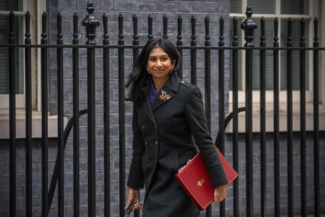 Home Secretary Suella Braverman presented the Illegal Migration Bill in parliament.