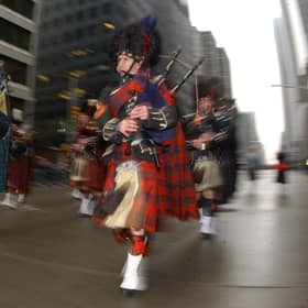 The Tartan Day parade in New York is a reminder of the historic links between Scotland and the USA (Picture: Mark Mainz/Getty Images)