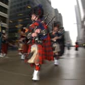 The Tartan Day parade in New York is a reminder of the historic links between Scotland and the USA (Picture: Mark Mainz/Getty Images)
