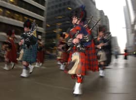 The Tartan Day parade in New York is a reminder of the historic links between Scotland and the USA (Picture: Mark Mainz/Getty Images)