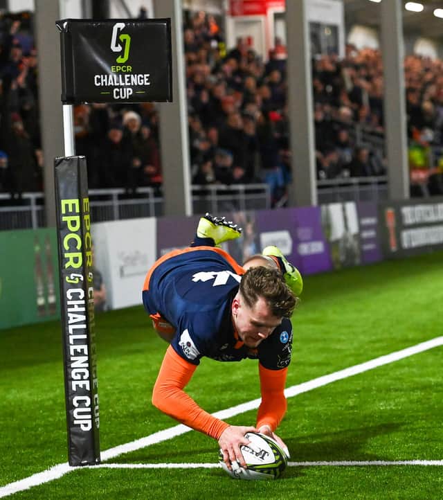 Darcy Graham has been one of the main entertainers for Edinburgh this season. (Photo by Paul Devlin / SNS Group)