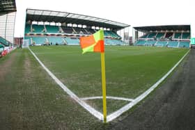 Hibs hope to replace their weather-worn pitch with a hybrid surface in 2023. (Photo by Alan Harvey / SNS Group)