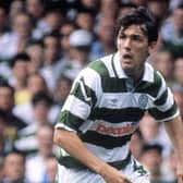 Tony Cascarino in action for Celtic in 1991.