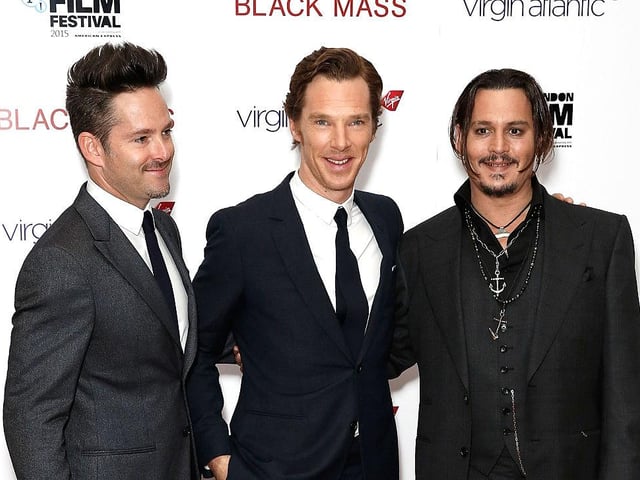 Black Mass is a biographical crime drama film which focuses American mobster Whitey Bulger as he becomes an FBI informant. Stars Cumberbatch alongside Johnny Depp, Joel Edgerton and Jesse Plemmons.