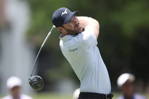 American Grayson Murray pictured playing in last week's Charles Schwab Challenge at Colonial Country Club in Fort Worth, Texas. Picture: Tim Heitman/Getty Images.