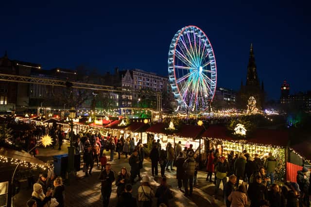 More than 2.4 million attendees are said to have attended Edinburgh's most recent Christmas festival. Picture: Robin Mair