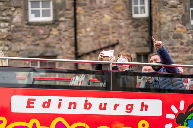 Edinburgh Bus Tours are hoping to see locals take advantage of the chance to rediscover the city on tours like their CitySightseeing Tour (pictured).