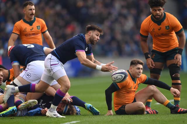 Scotland host Australia last November. The autumn Tests could be given a more competitive edge. (Photo by Stu Forster/Getty Images)