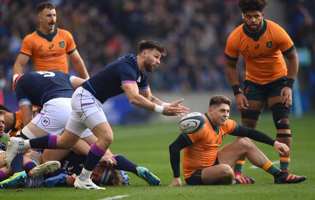 Scotland host Australia last November. The autumn Tests could be given a more competitive edge. (Photo by Stu Forster/Getty Images)