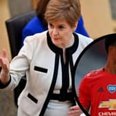 Nicola Sturgeon has spoken out against Tory comments on free school meals.