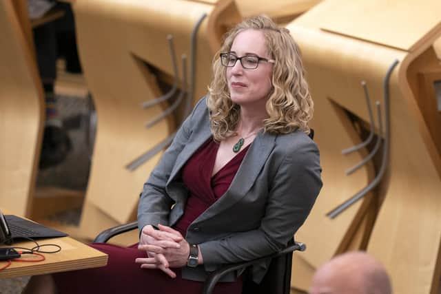 Scottish Green party co-leader Lorna Slater (Photo by Jane Barlow - WPA Pool/Getty Images)