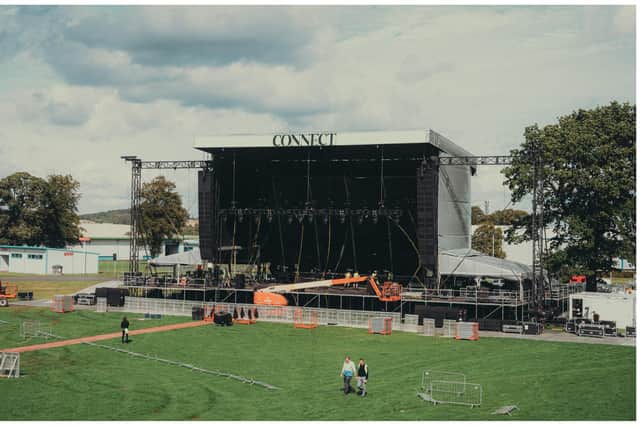 The Connect Music Festival will be held on the outskirts of Edinburgh this weekend – and we’ve been given a first look at the new fesitval site.