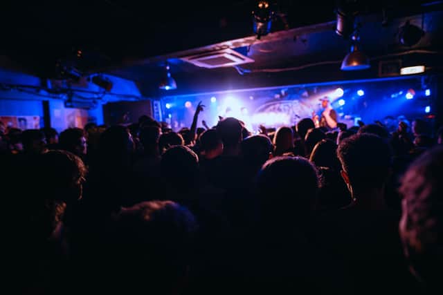 A packed crowd at King Tut's Wah Wah Hut in Glasgow. Picture: Ryan Johnston