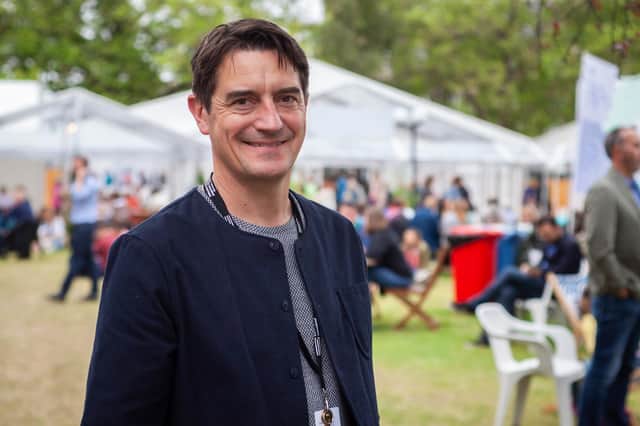 Director Nick Barley said the book festival 'strongly needed to showcase the very best writing and ideas' this year despite the usual event not being able to go ahead in Charlotte Square. Picture: Robin Mair