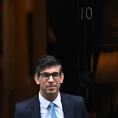 Prime Minister Rishi Sunak leaves 10 Downing Street in central London/ Picture: Justin Tallis/AFP via Getty Images