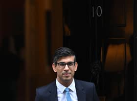 Prime Minister Rishi Sunak leaves 10 Downing Street in central London/ Picture: Justin Tallis/AFP via Getty Images