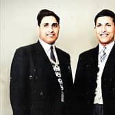 Fateh Ali (left), a travelling salesman on the Isle of Arran in the 1940s and 50s, with his brother Yaqub (right). PIC: Tariq Ali/Contributed.