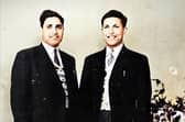 Fateh Ali (left), a travelling salesman on the Isle of Arran in the 1940s and 50s, with his brother Yaqub (right). PIC: Tariq Ali/Contributed.