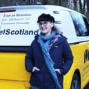 Oral history expert Carol Stobie is going on tour around Scotland in a bright-yellow campervan, recording the experiences of community land buyouts