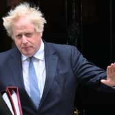Prime Minister Boris Johnson departs 10 Downing Street for his first Prime Minister's Questions since the Sue Gray Report into "Partygate" has been made public. Photo: Leon Neal/Getty Images.