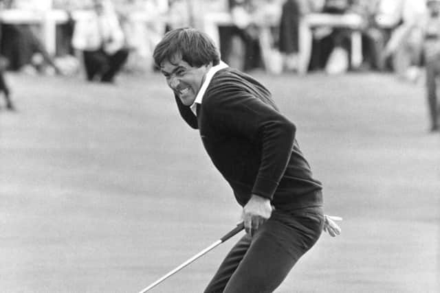 Seve Ballesteros winning the 1984 Open at St. Andrews. Picture: Ian Brand