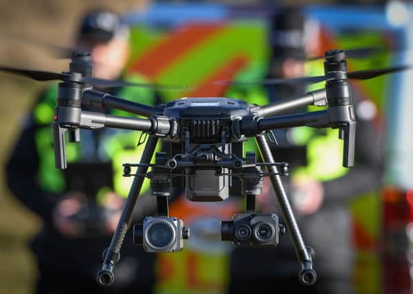 One of three Police Scotland drones.
