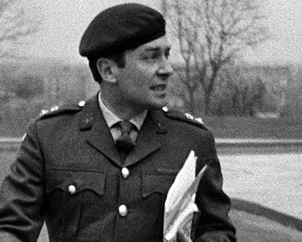 Colonel  Derek Wilford, pictured in March 1972, shortly after the Bloody Sunday Massacre (Picture: PA Photo)