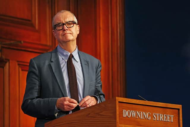Chief scientific adviser Patrick Vallance at a press conference in London's Downing Street. Picture: Adrian Dennis/PA Wire