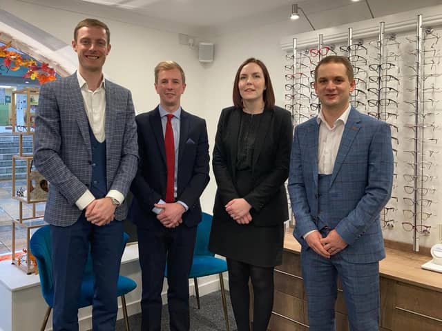 From left: Peter Telfer, Neil Gray, Linda Dempsey and Urquhart co-owner/operations director Alistair Duff. Picture: contributed.
