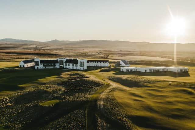 The Machrie Hotel on Islay has 47 rooms, suites and lodges, some with their outdoor terraces, and stunning views across the golf course, which was re-designed by DJ Russell. Picture: The Machrie.