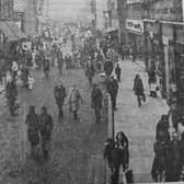 A packed, traffic free Kirkcaldy High Street for Christmas 1962 (Pic: Fife Free Press)