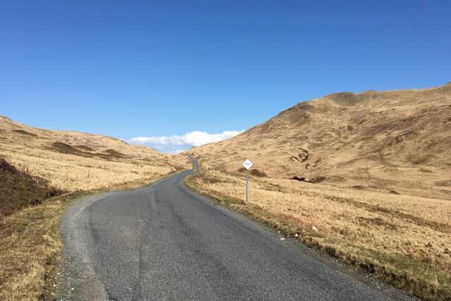 Dried-out fields on Isle of Mull. Photograph from Leslie Mabon's field work