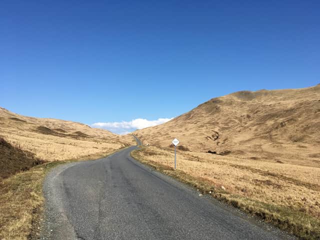 Dried-out fields on Isle of Mull. Photograph from Leslie Mabon's field work