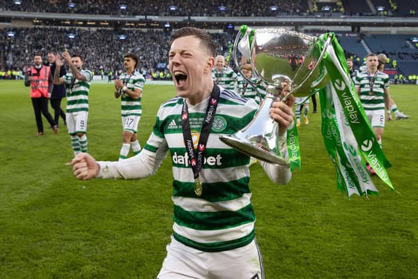 Callum McGregor won yet another final at Hampden Park with Celtic. (Photo by Alan Harvey / SNS Group)