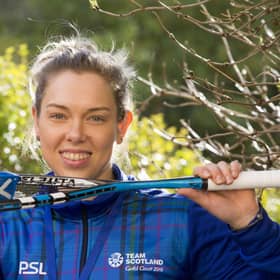Team Scotland's Lisa Aitken has pulled out of the squash singles at Birmingham 2022 in order to focus her medal hopes on the doubles. Pic: Jeff Holmes/PA Wire.