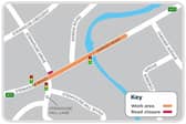 Map: Roadworks.