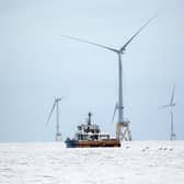 T​he cost and logistics of building and maintaining offshore wind farms remain daunting (Picture: Andy Buchanan/AFP via Getty Images)
