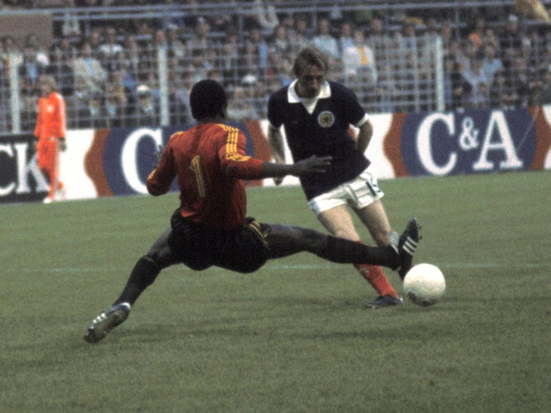 The great Lawman was well past his best – and at Manchester City rather than United - when Willie Ormond decided he could not be left out of the 1974 World Cup squad after Scotland qualified for the first time since 1958. He started the 2-0 win over Zaire but was left out of the final group games against Yugoslavia and Brazil. He played for Scotland only three times in total in 1974 but deserves his place here for being, well, Denis Law. His total of 30 goals in 55 caps is phenomenal but it would have been 30 in 44 caps had he stopped playing after he scored in a 2-0 win over Northern Ireland in 1972. He did not score in any of his last 11 appearances but is still joint all-time top goalscorer. A phenomenon.