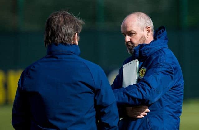 Scotland Manager Steve Clarke has included FOUR goalkeepers among his 28-man squad for next month's matches. (Photo by Ross Parker / SNS Group)